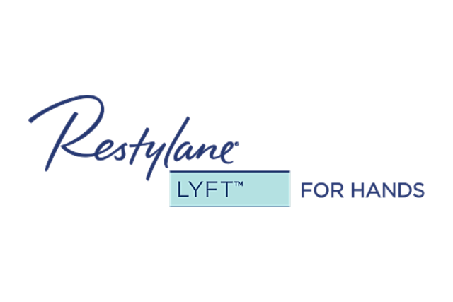 Restylane Lyft branding for hand treatment