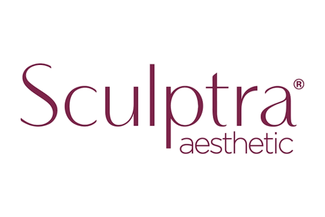 Sculptra aesthetic injectable poly-L-lactic acid logo
