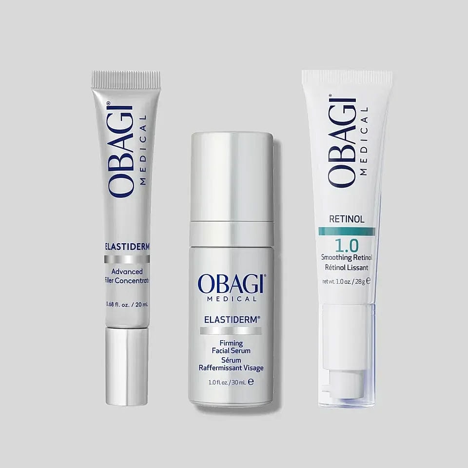 Obagi skincare products for skin rejuvenation.