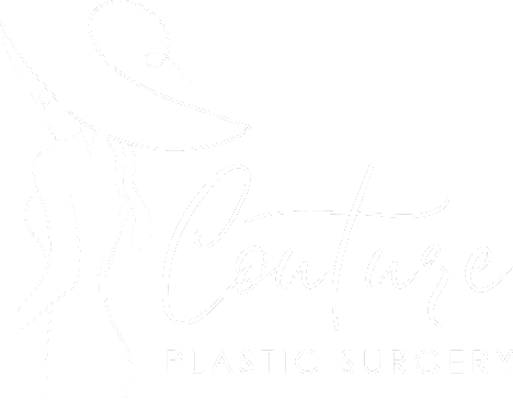 Couture Plastic Surgery logo design illustration.